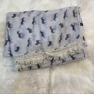 Torrid zebra print scarf